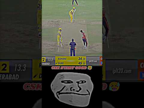 M18: CSK VS SRH HIGHLIGHTS 😈☠️||#ipl2024 #cskvssrh #cricket #shorts