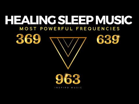 HEALING SLEEP MUSIC - BLACK SCREEN · All healing frequencies · PLAYLIST