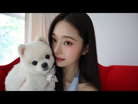 일상 vlog🌼 요즘 이렇게 지내요 ft. 꽃꽂이, 유화 클래스, 집밥