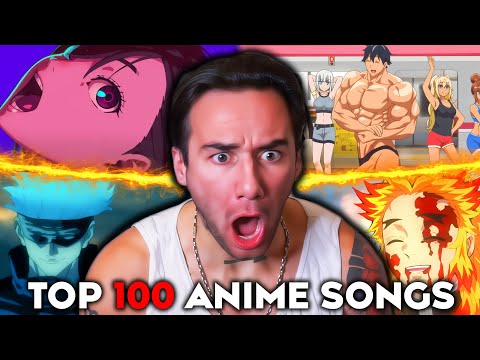 TOP 100 MOST STREAMED ANIME SONGS OF ALL TIME 🔥 (REACTION)