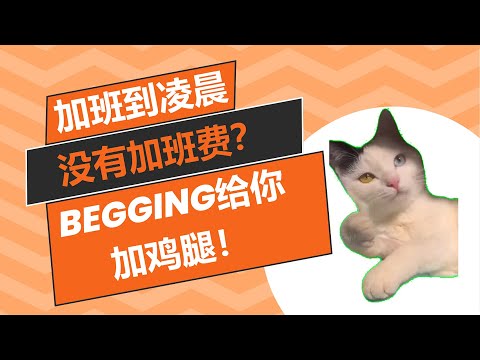 加班到凌晨没有加班费？Begging给你加鸡腿！