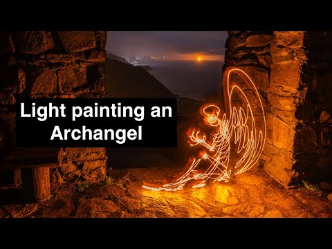 Light Painting an Archangel | Dariustwin