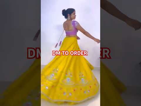 Beautiful lehanga choli for haldi#youtubeshorts #haldi #ytshorts #viralvideo #viralshots