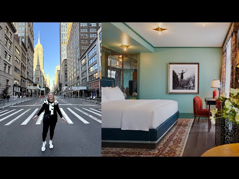 New York City Birthday Trip Travel Day! | Exploring, Hotel Tour, Top Of The Rock & Fancy Dinner!