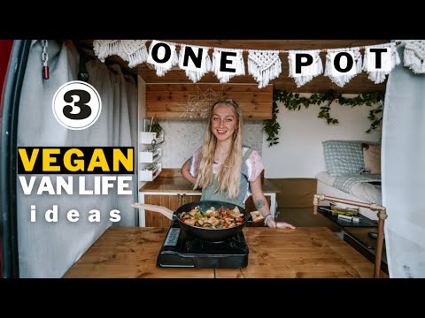 3 VEGAN Van Life Recipes | CINEMATIC Video From Our Tiny Kitchen