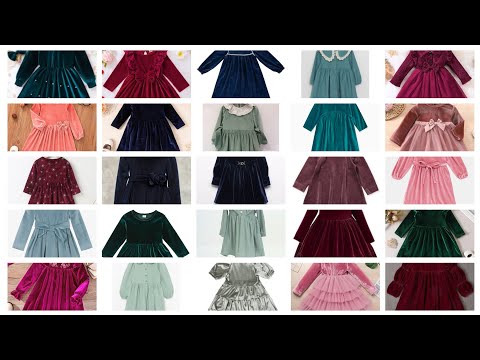 Winter Special Velvet Frock Design For Baby Girl 2024|| Baby Winter Dress||Velvet Dress Design Ideas