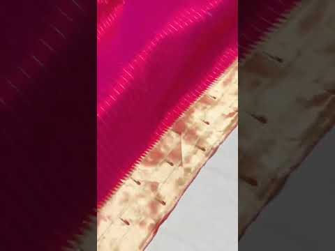 Pure silk handloom paithani with munia border and grand pallu #paithanisaree #paithanisilk #handloom