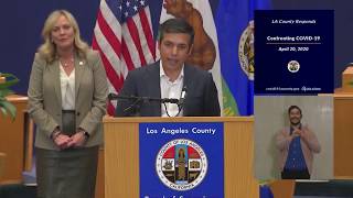 Dr. Neeraj Sood Shares COVID-19 Serology Test Findings at LA County DPH Briefing