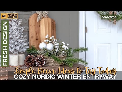 Cozy and Simple Nordic Winter Entryway Decor Ideas to Try Today!