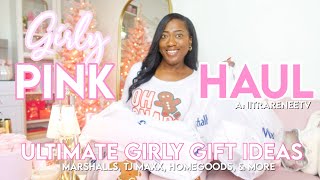 PINK CHRISTMAS HAUL : This one is MASSIVE!ULTIMATE GIRLY GIFT IDEAS FROM MARSHALL’S, & TJ MAXX