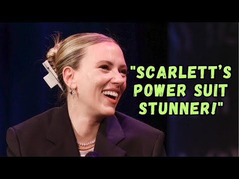 Scarlett Johansson’s Stunning Power Suit at 'Thelma' Screening!