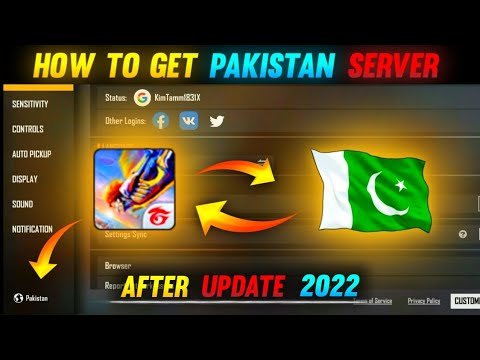 How to create pakistan server id in free fire 2022 || Free fire server change | ff server change