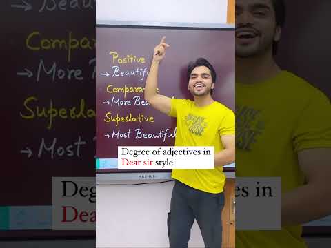 Degree of Adjectives in Dear Sir Style