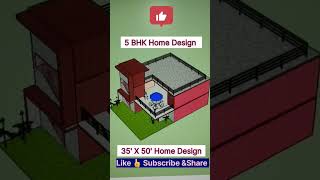 # 3D home design #shorts #5BHK home design #dreamhome