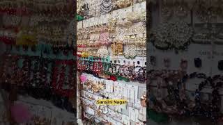 Sarojini Nagar Market Delhi | Latest Jewellery Collection 😍 | Earrings, Necklaces, #sarojininagar