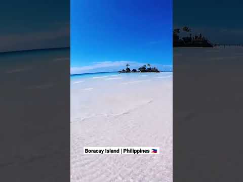 Crystal clear waters of Boracay Island Philippines