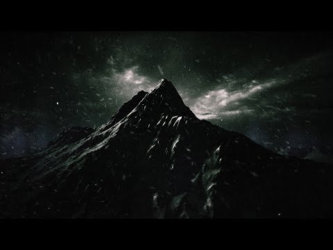 Mountain Snowstorm Sounds to Relax and Fall Asleep | Dimmed Screen Blizzard Animation