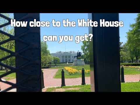 White House + Lafayette Square Fence Update | April 20 2021