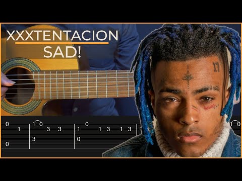 SAD! - XXXTENTACION (Simple Guitar Tab)