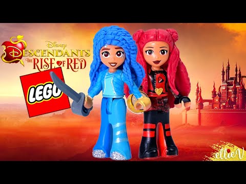 I made Chloe Charming from Descendants as a custom LEGO minidoll 💎 Disney repaint DIY craft repaint