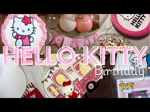 Hello Kitty Birthday ASMR, GIFTS & SNACKS