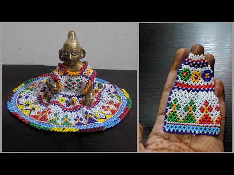 How to make Laddu Gopal dress for bead work (no 4 and 5) beautiful Laddu Gopal dress part-2