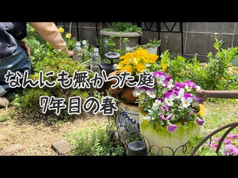 50才で建てた平屋のなんにも無かった場所にひとりコツコツゆっくり時をためて理想の花と野菜のポタジェを作りました。ささやかな春の暮らし