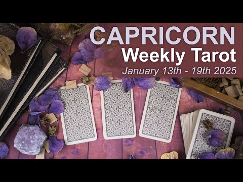 CAPRICORN "A JUDGEMENT CALL" Weekly Tarot Reading January 13th to 19th 2025 #tarotreading