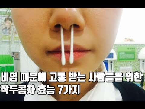 비염 때문에 개고생인 사람에게 좋은 작두콩차 효능 7가지