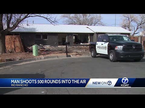 New video shows scary situation when Rio Rancho man fires 500 rounds into air