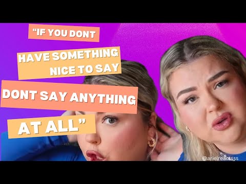 "IF YOU DON'T HAVE ANYTHING NICE TO SAY DONT SAY IT AT ALL!"