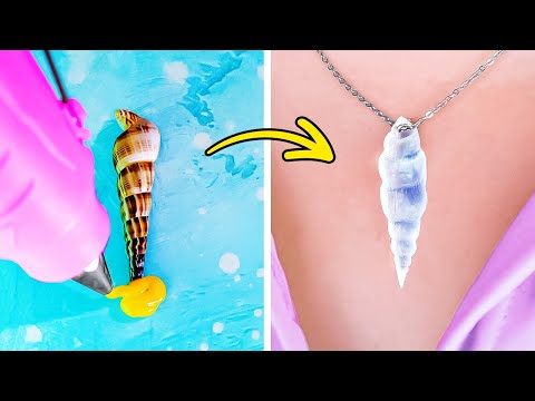 ¡BRILLA CON ESTAS IDEAS DE JOYERÍA DIY ✨💎 INGENIOSIDADES CON RESINA Y PISTOLA DE PEGAMENTO!