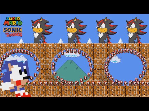 😱Sonic and 1 MILLION Shadow in Super Mario Bros. (GIANT Shadow in Sonic Movie 3)