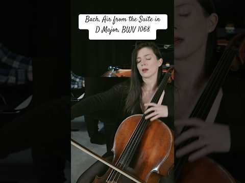 Bach, Air from the D Major Suite BWV 1068, cello and piano #jsbach #bach #johannsebastianbach