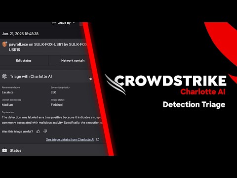 Detection Triage with Charlotte AI