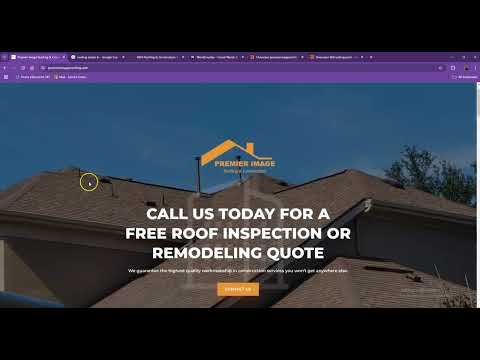 Website Analysis Video for Premier Image Roofing & Construction