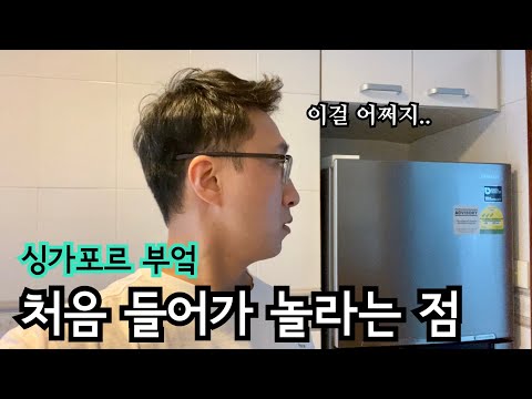 싱가포르 부엌에서 깜짝 놀라는 점 | 동남아 이민생활