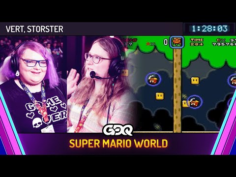 Super Mario World by Vert and Storster in 1:28:03 - Awesome Games Done Quick 2025