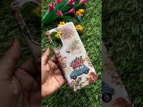 Unique mobile cover design #reuseoldmobilecover #shorts #diy