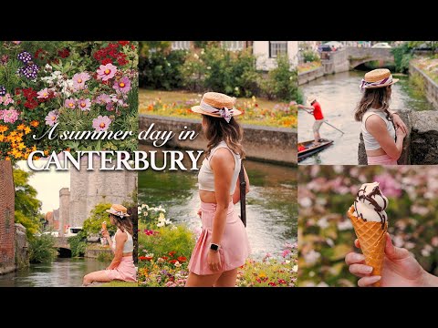 Things To Do In Canterbury: Riverside Relaxation, Punting, Medieval Scenery [Bridgerton Vibes]