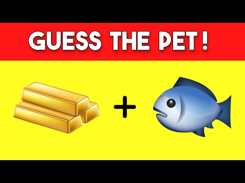 Can You Guess The PET From The Emojis? (Hard) | Fun Emoji Game