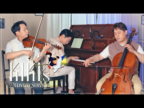 Kiki's Delivery Service OST (GHIBLI)🎵 Violin+Cello +Piano / 바다가 보이는 마을 (마녀배달부 키키)