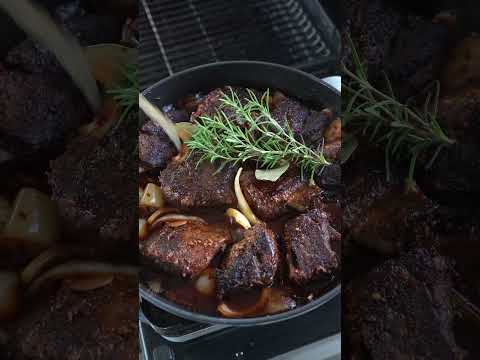 Smoked Braised Beef tips