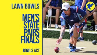 Lawn Bowls | Men's State Pairs Championships | Bowls ACT