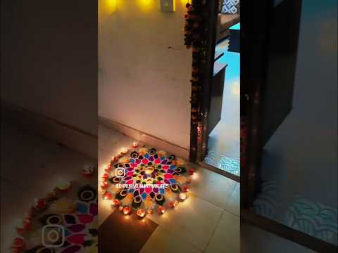 🪔🎇 Diwali Special Rangoli l #diwali #rangoli #shorts #ytshorts #song #love