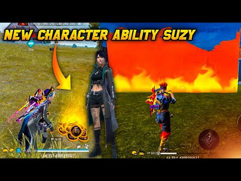 Suzy Character Ability Test l Free Fire Suzy Character Ability Kya Hai l  Free Fire New Character