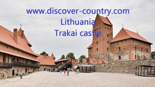 Lithuania; Trakai castle - the castle of Vytautas on the island of Lake; Video; Photo