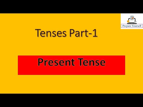 English Grammar- Tenses Part-1