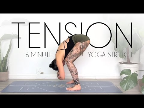 6 Min Morning Yoga for Tension Relief (DAY 28)