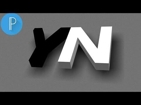 HOW TO MAKE 3D LOGO IN PIXELLAB | TUTORIAL